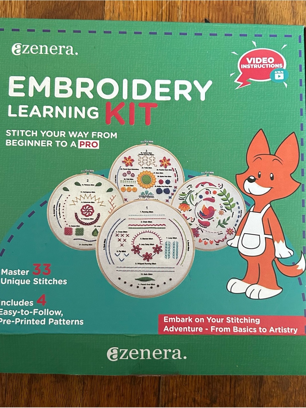 Ezenera Embroidery Learning Kit New